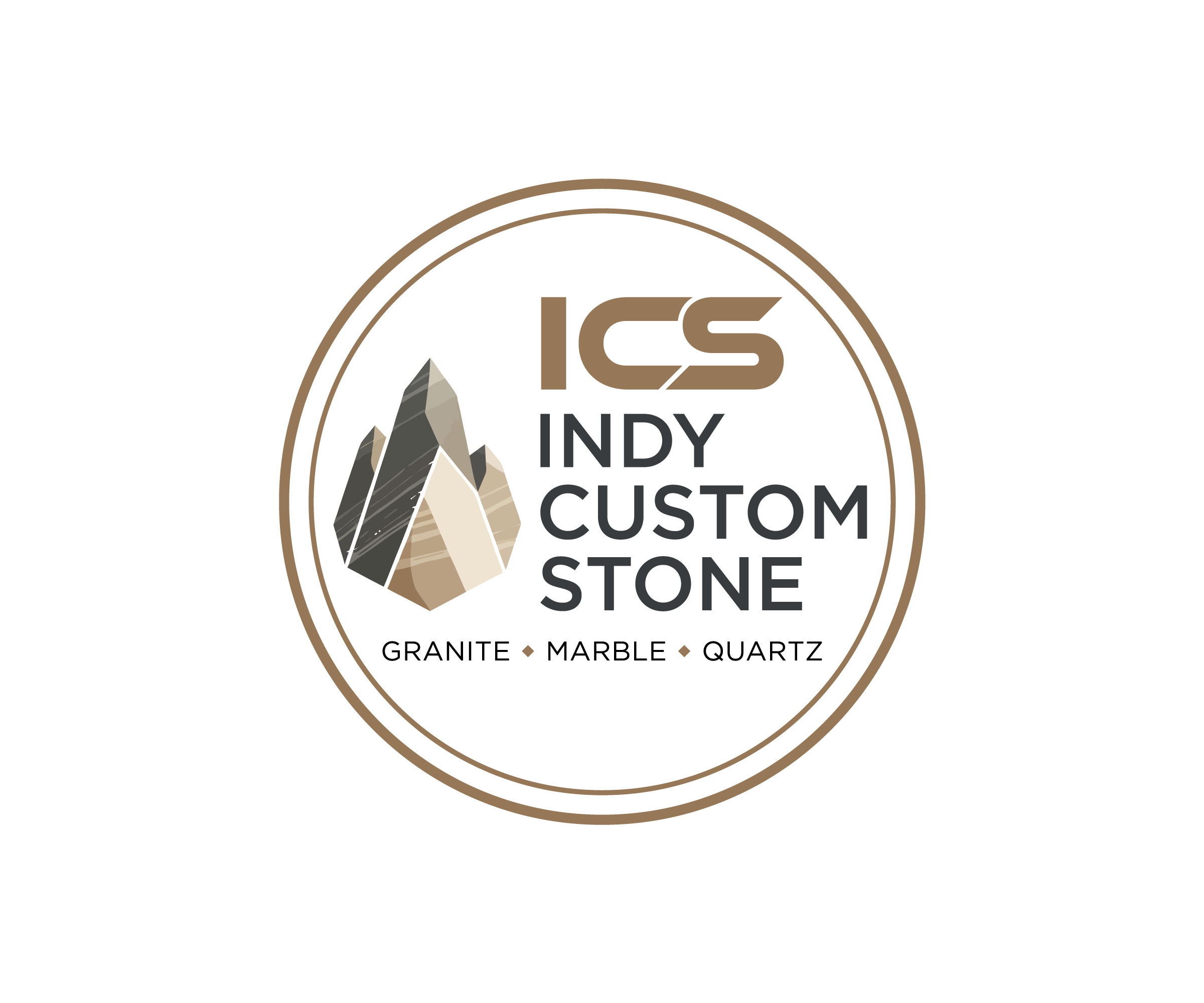 Diseño de Logo por Goltu para Indy Custom Stone  | Diseño #36834294