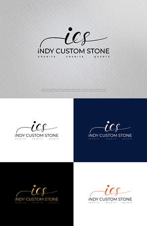 Logo Design by Creative Poli for Indy Custom Stone  | Design: #36831736