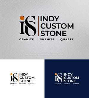 Logo Design by Creative Poli for Indy Custom Stone  | Design: #36832004