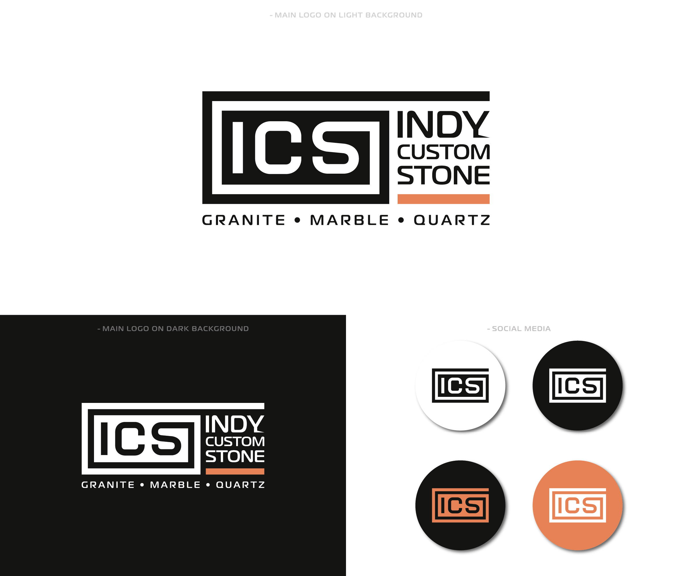 Diseño de Logo por DesignShaper para Indy Custom Stone  | Diseño #36825941