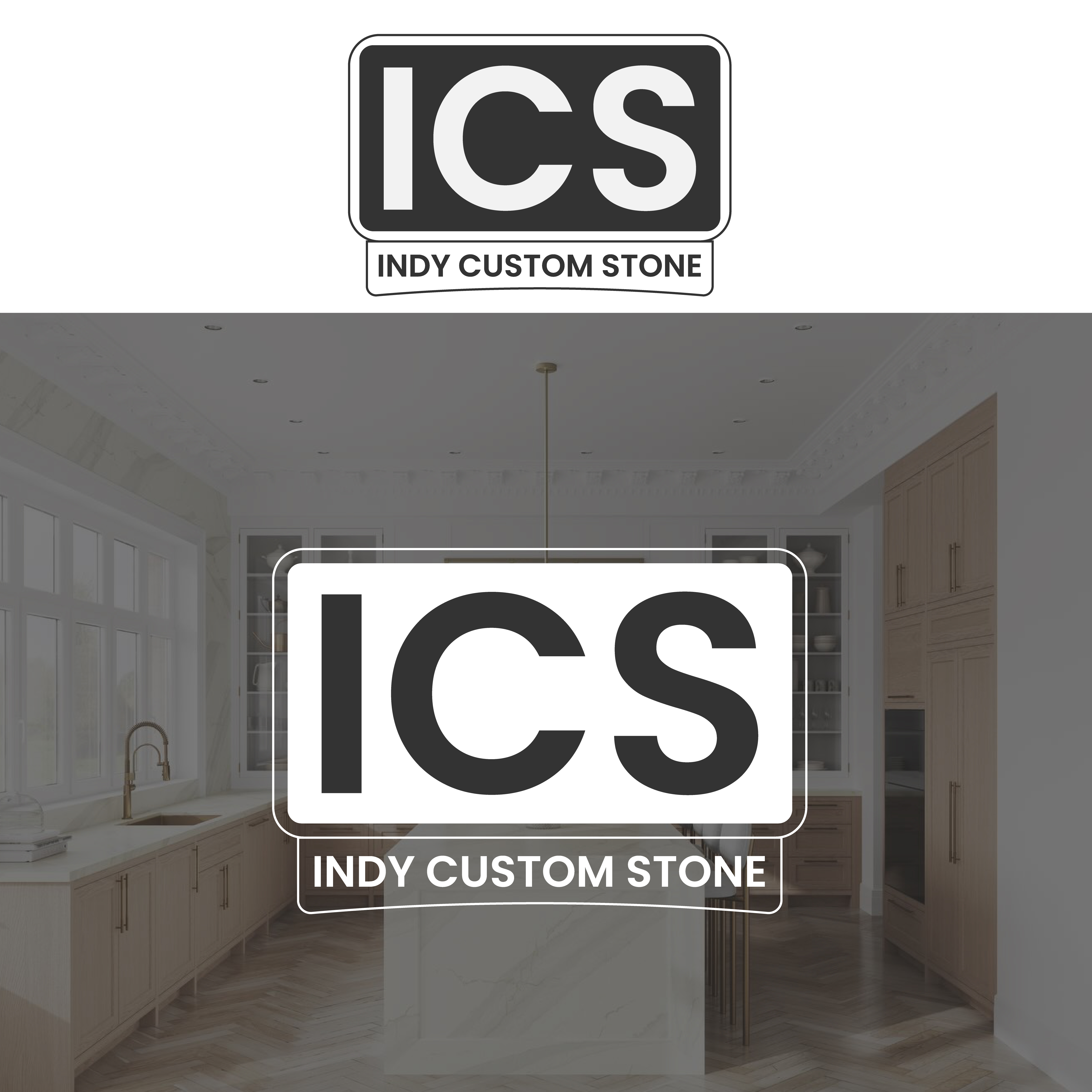 Logo Design by Sandesh H R for Indy Custom Stone  | Design #36831755
