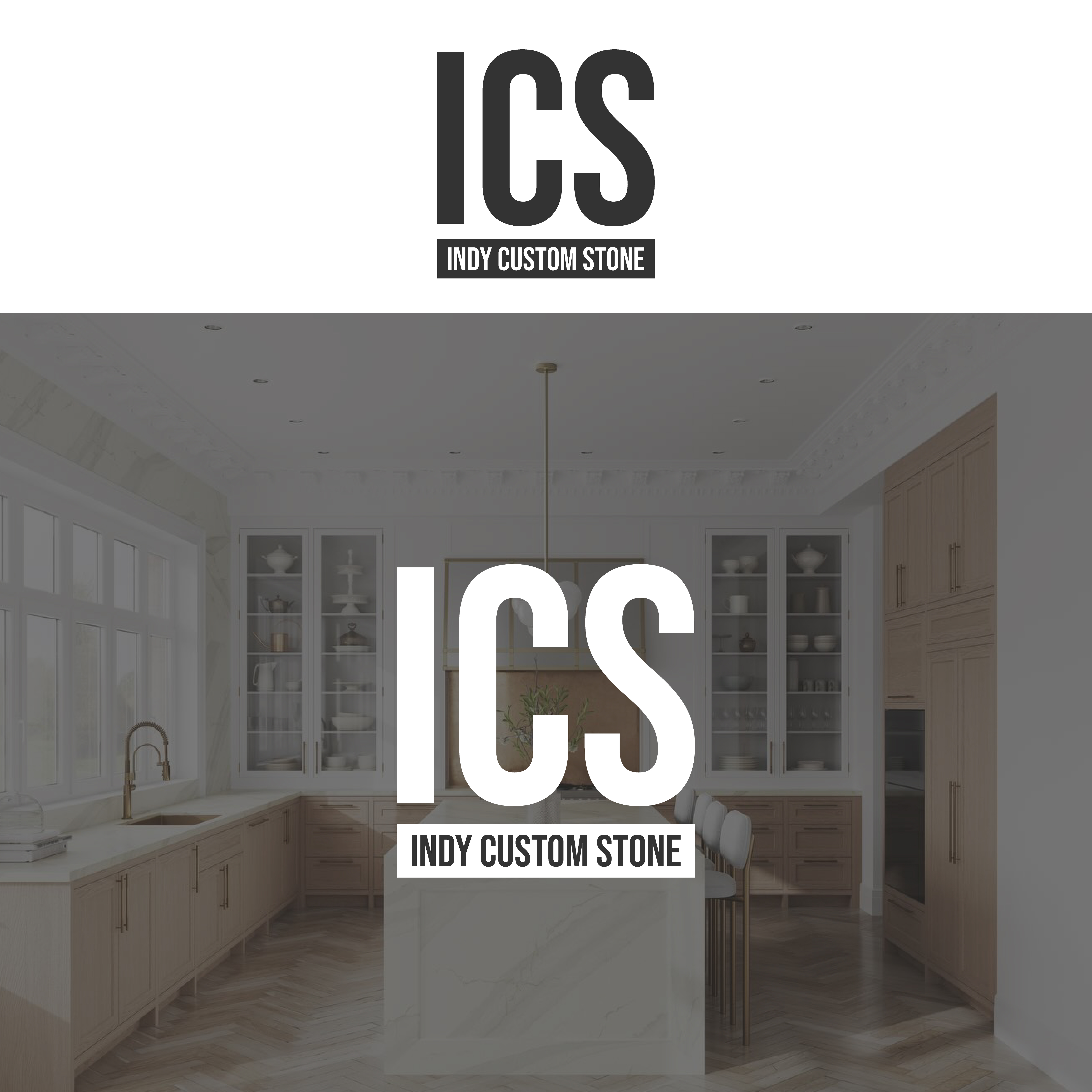 Logo Design by Sandesh H R for Indy Custom Stone  | Design #36831756