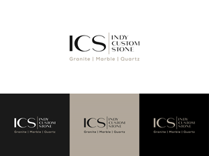 Logo Design by Ridg0 for Indy Custom Stone  | Design: #36827173