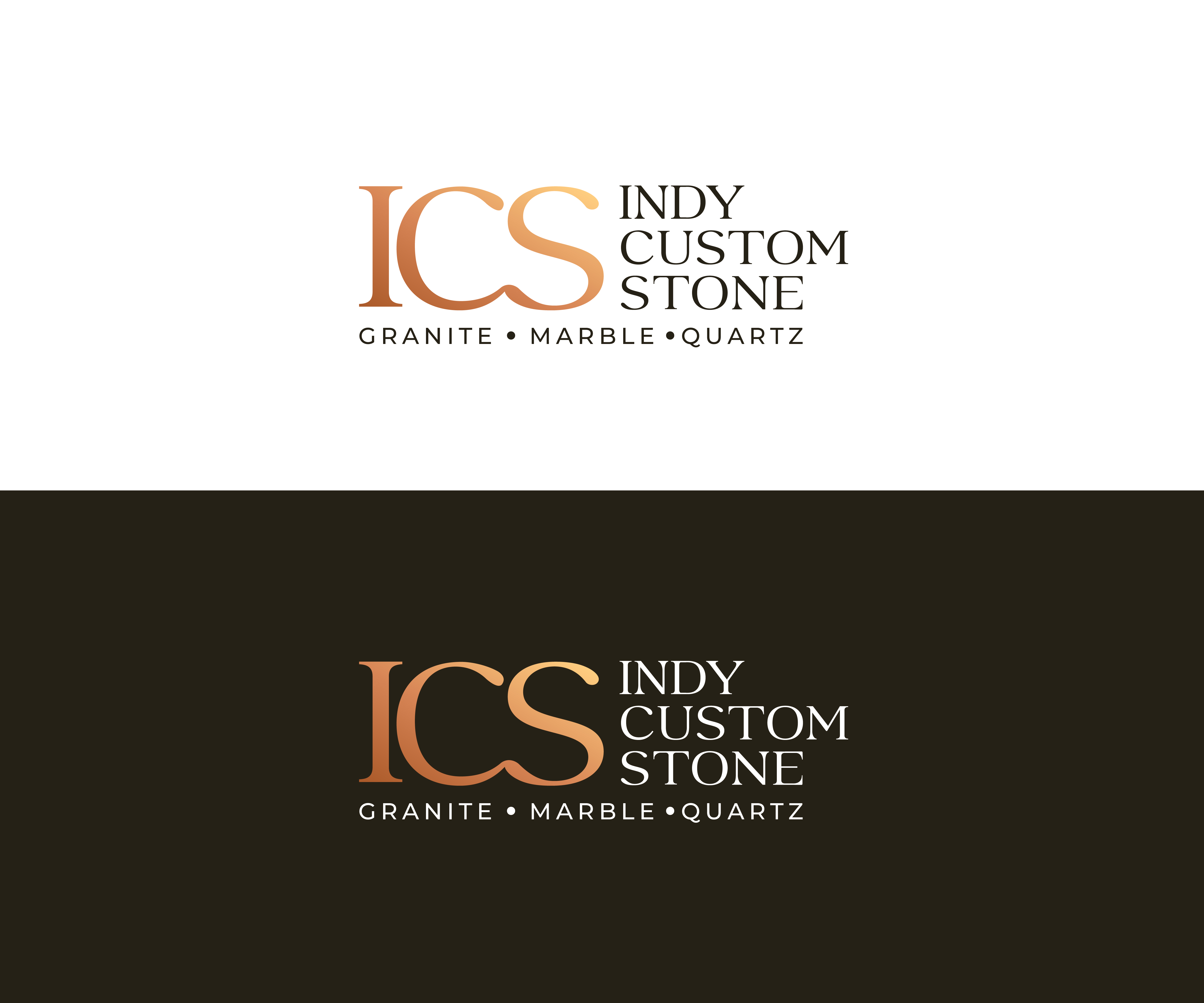 Logo Design by Chandan Kumar for Indy Custom Stone  | Design #36826325