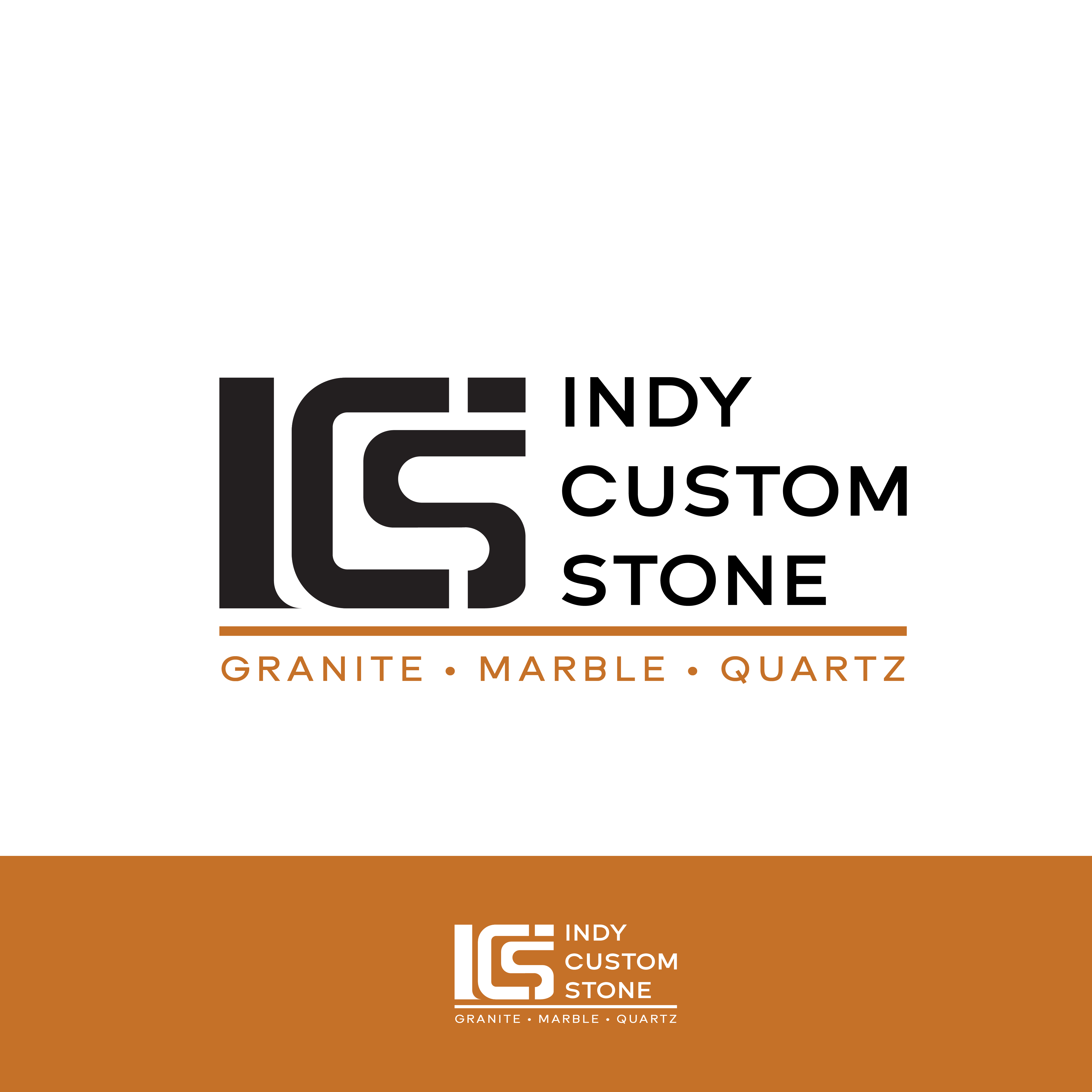 Diseño de Logo por Justin.Design.PH para Indy Custom Stone  | Diseño #36840692