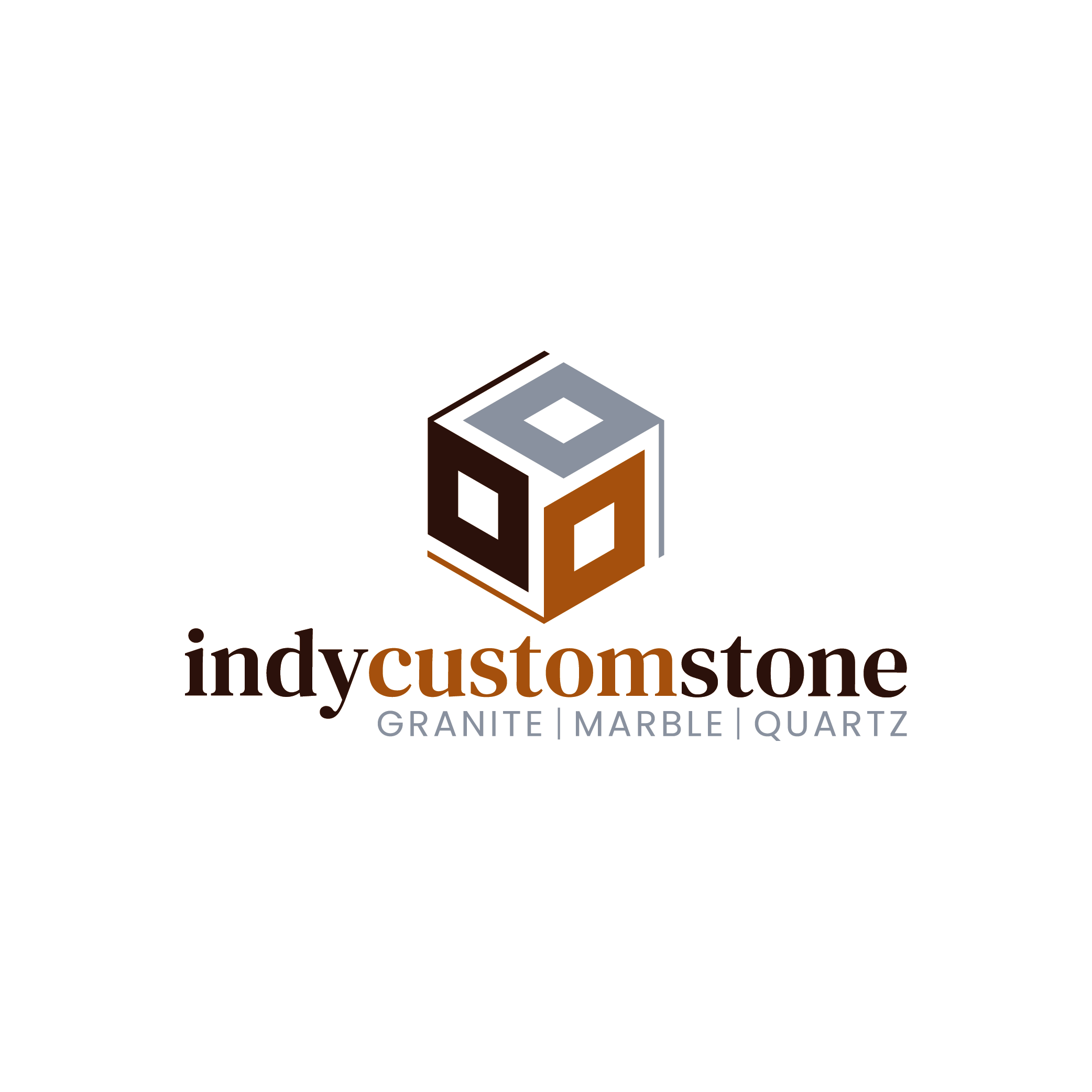 Logo Design by Boink for Indy Custom Stone  | Design #36857967