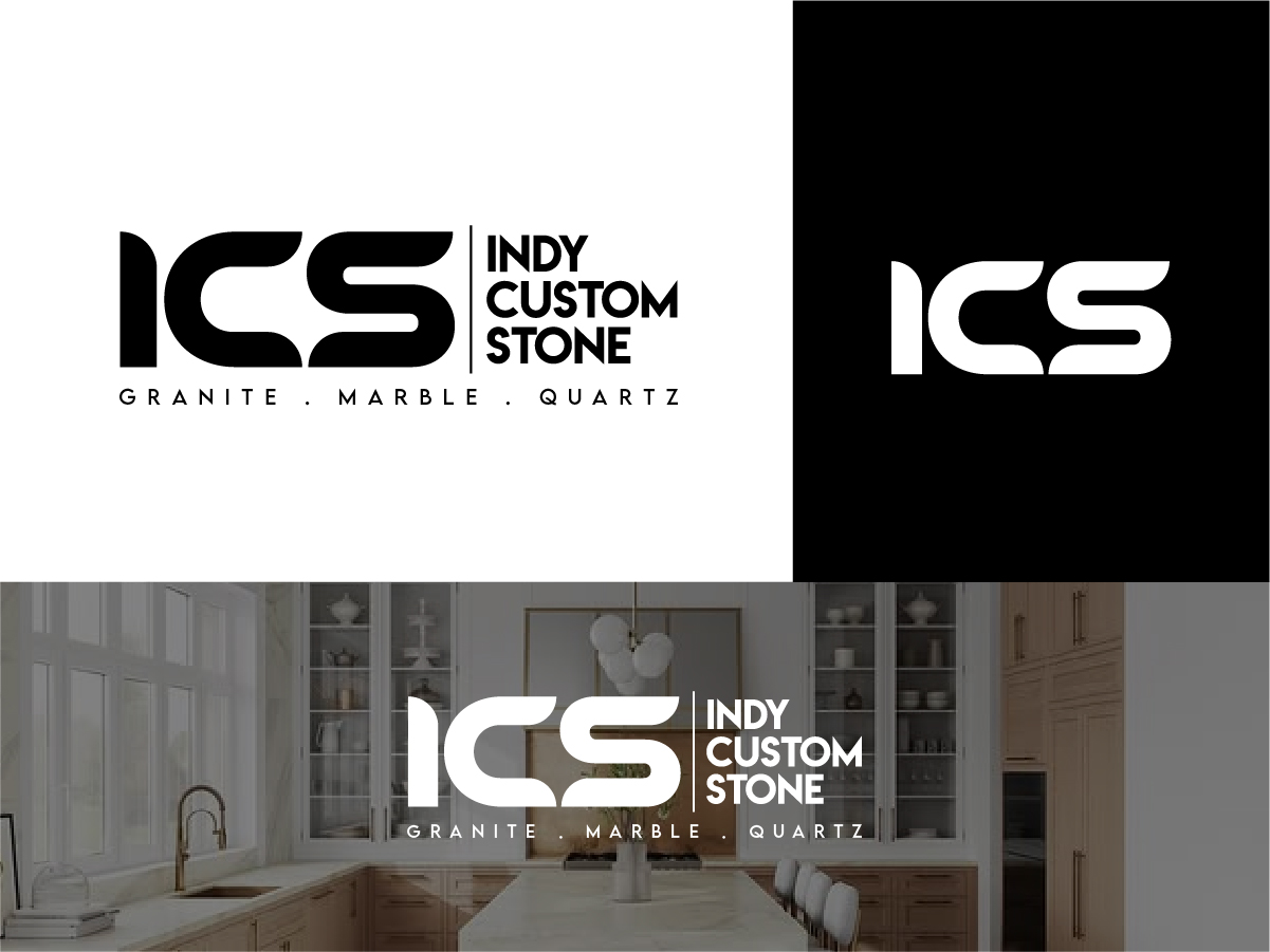 Logo Design by Owltive for Indy Custom Stone  | Design #36825151