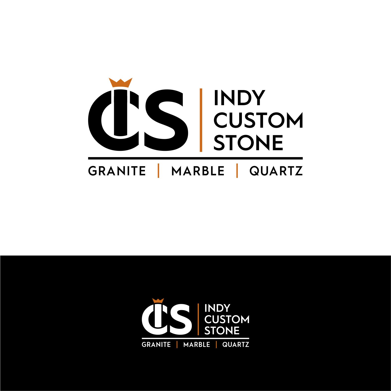Logo Design by vintana for Indy Custom Stone  | Design #36835802