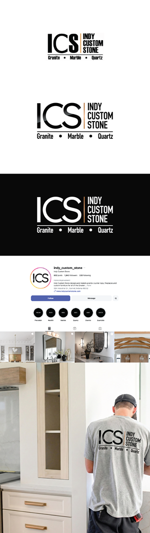 Logo Design by Filo F for Indy Custom Stone  | Design: #36825323