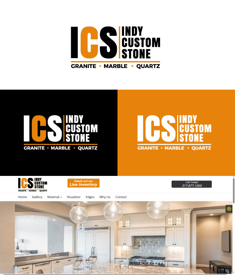 Logo Design by Pro_DesignMaster for Indy Custom Stone  | Design #36850435