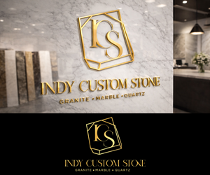 Logo Design by Ansh Design for Indy Custom Stone  | Design: #36831561