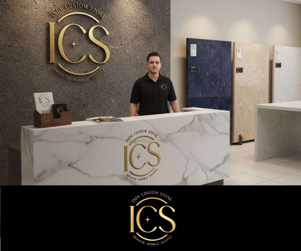Logo Design by Ansh Design for Indy Custom Stone  | Design #36831562