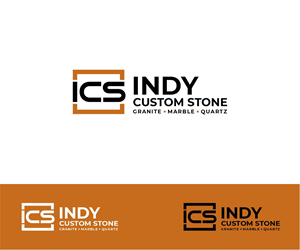 Logo Design by OrianO-70 for Indy Custom Stone  | Design: #36858982