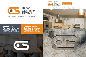 Logo Design by DigitalHareesh (Creative Senior Graphic Designer) for Indy Custom Stone  | Design: #36860470