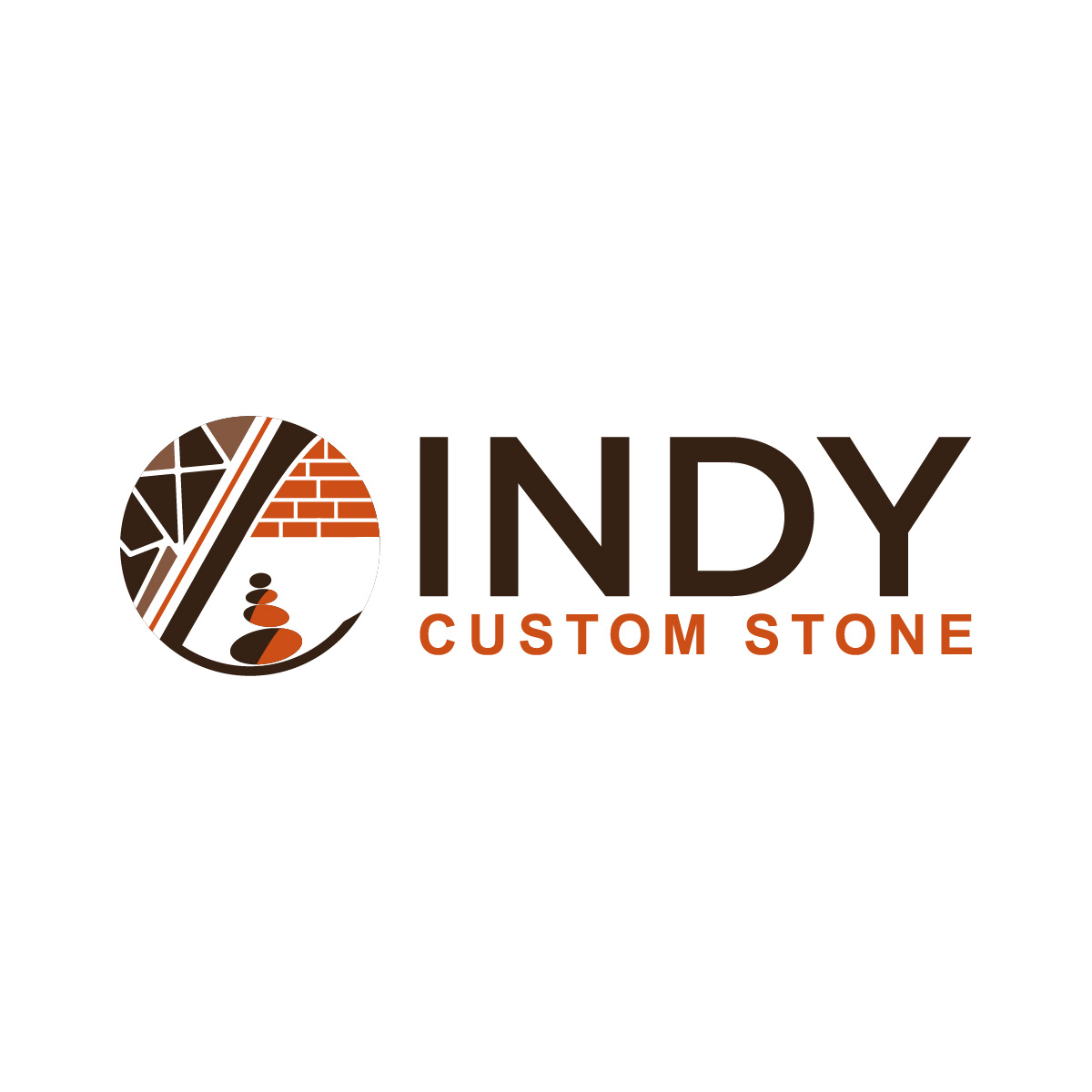 Diseño de Logo por KajalRekha para Indy Custom Stone  | Diseño #36832127
