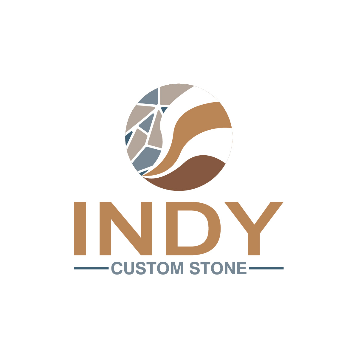 Logo Design by KajalRekha for Indy Custom Stone  | Design #36832133