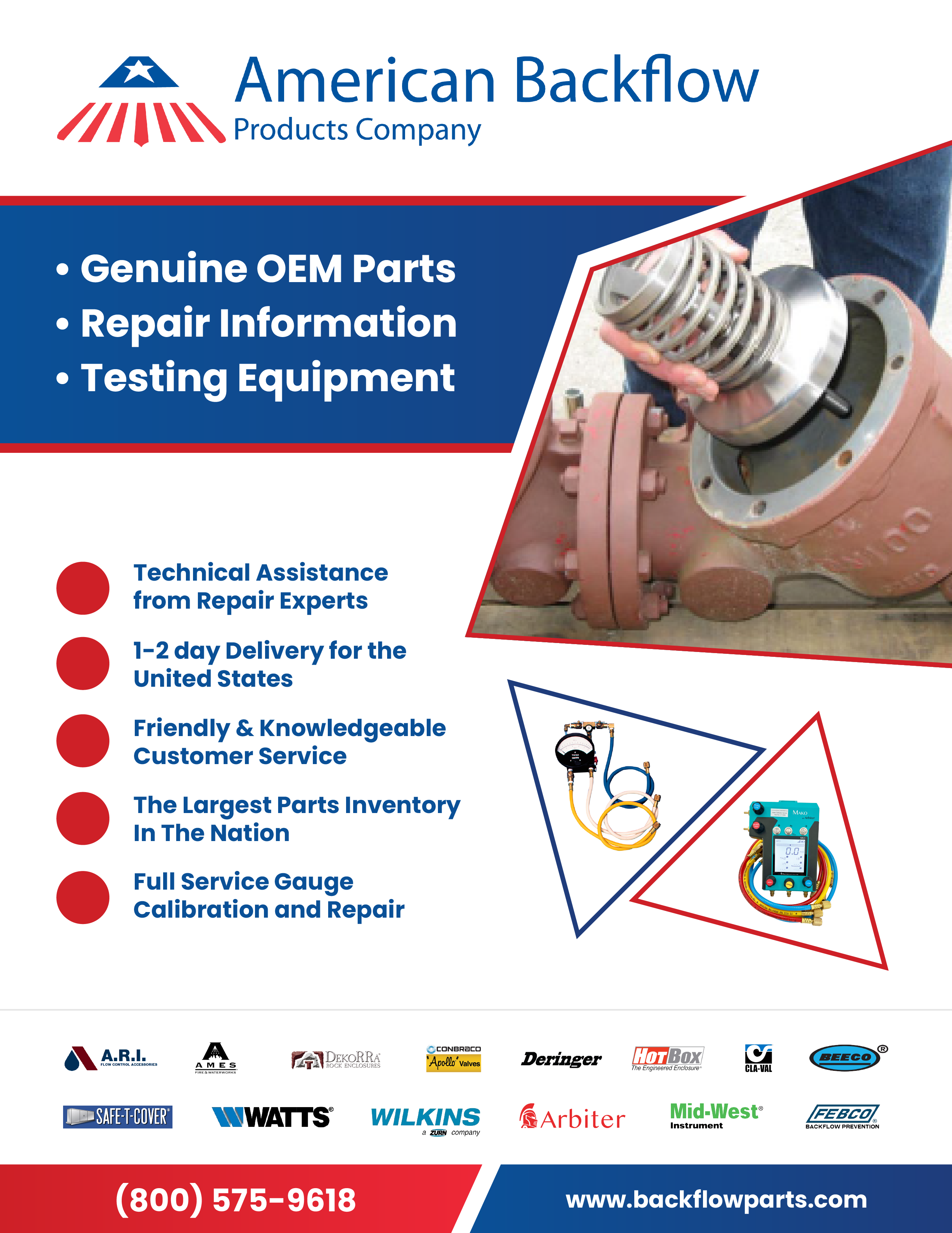 Design de Flyer par Munez Studio pour American Backflow Products Company | Design #36835320