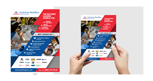 Flyer Design by aputski for American Backflow Products Company | Design: #36848402