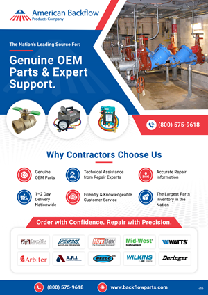 Flyer Design by pb for American Backflow Products Company | Design: #36838468