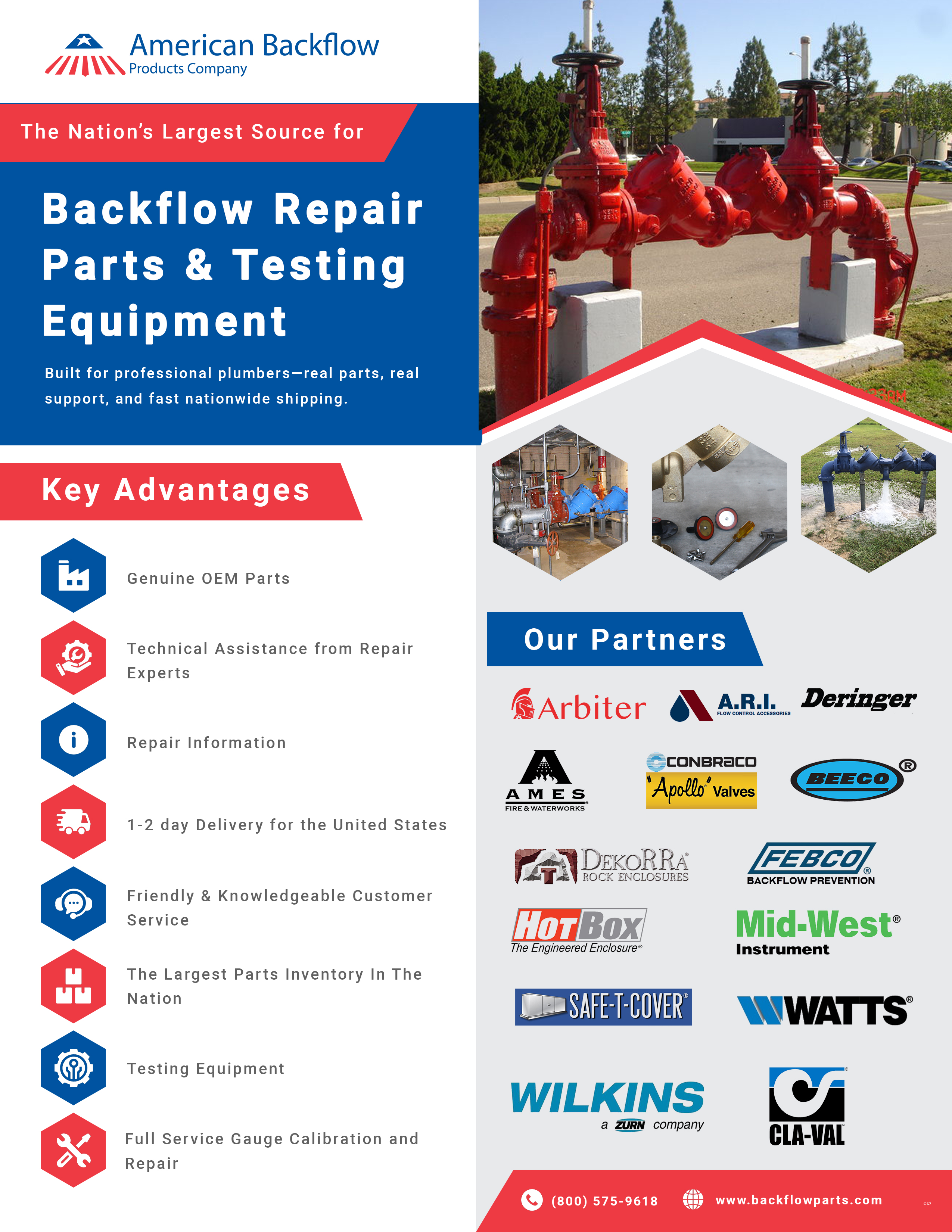 Flyer Design by pb for American Backflow Products Company | Design #36838472