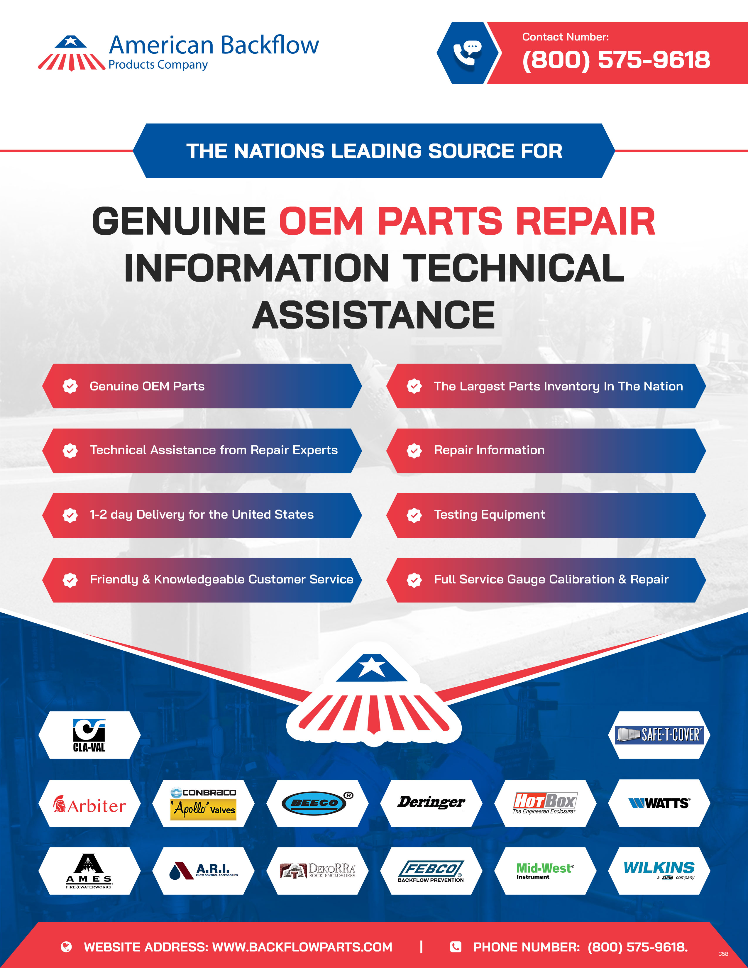 Flyer Design by pb for American Backflow Products Company | Design #36838482