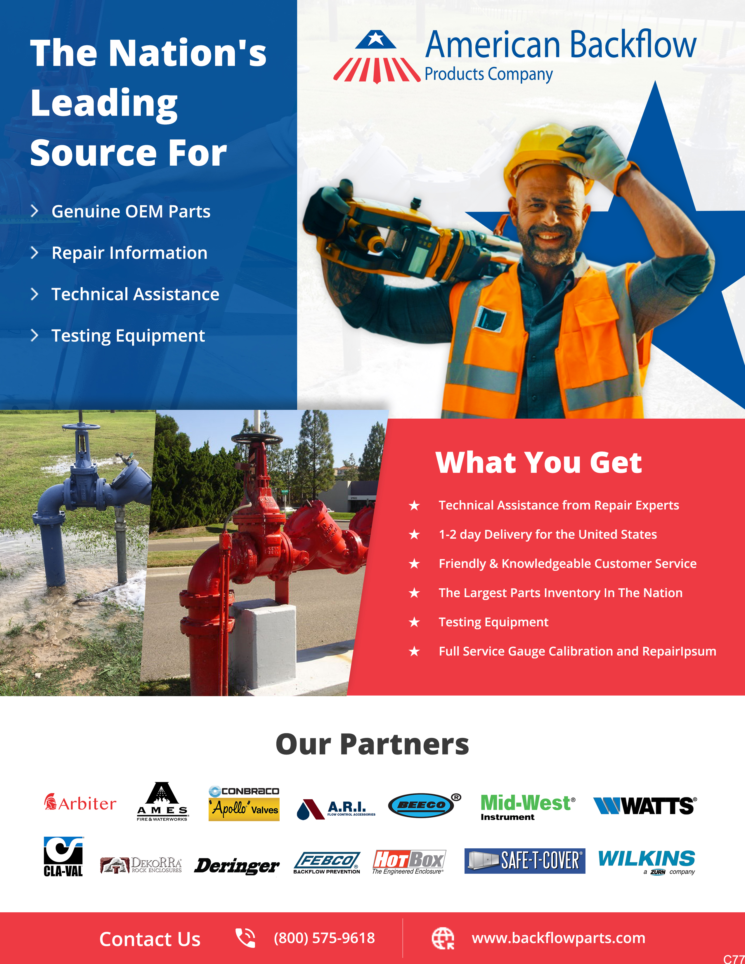 Flyer-Design von pb für American Backflow Products Company | Design #36841565