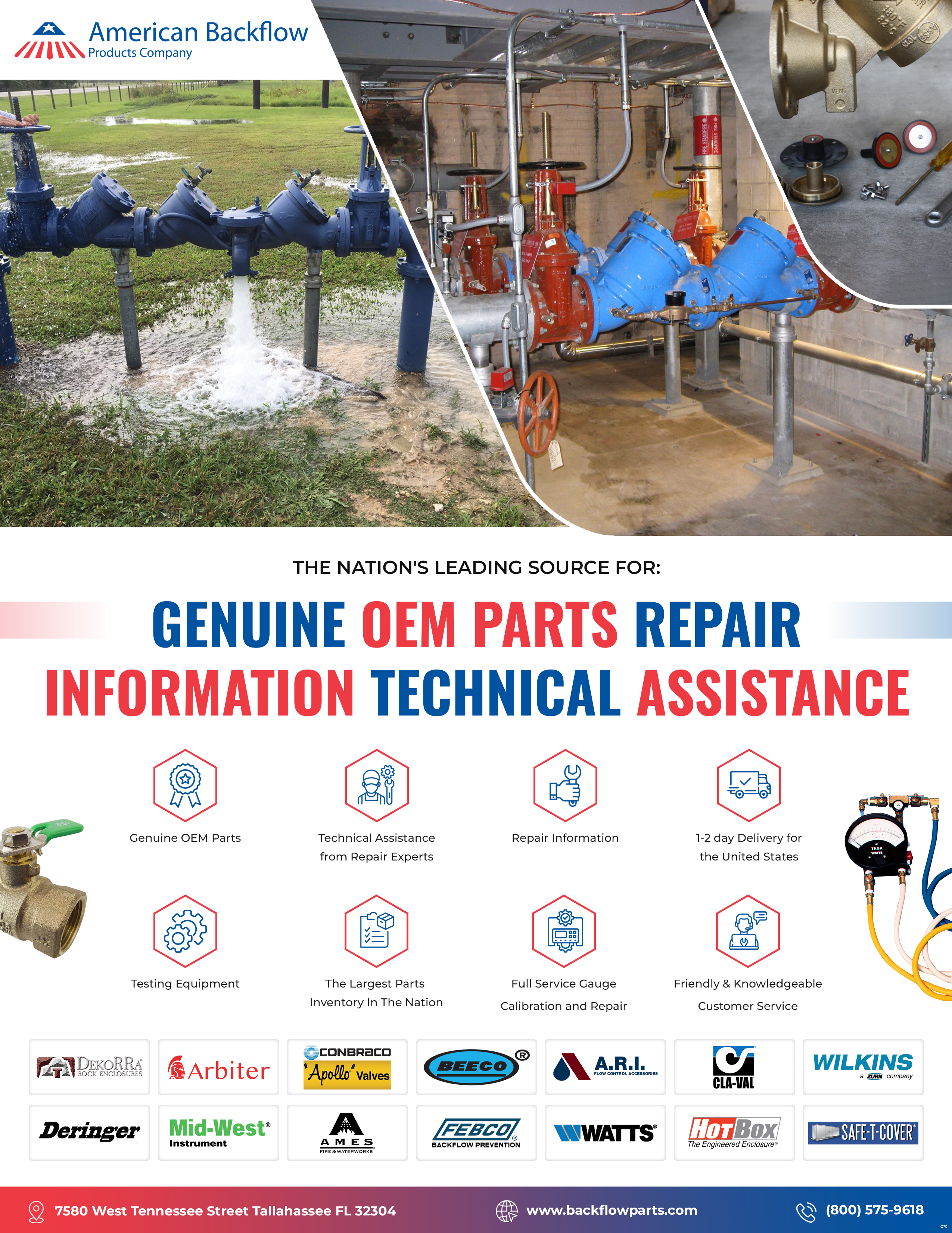 Flyer Design by pb for American Backflow Products Company | Design #36841566