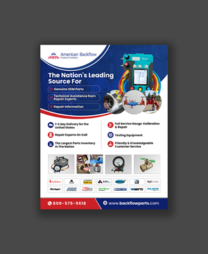 Flyer Design by debdesign for American Backflow Products Company | Design: #36830097