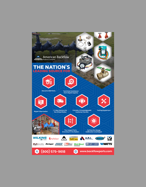 Flyer Design by Creations Box 2015 for American Backflow Products Company | Design: #36835192
