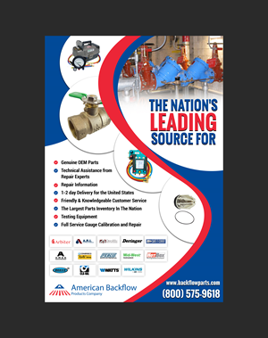 Flyer Design by Creations Box 2015 for American Backflow Products Company | Design: #36835652
