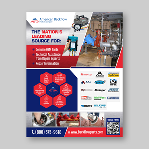 Flyer Design by 123graphics for American Backflow Products Company | Design: #36830531