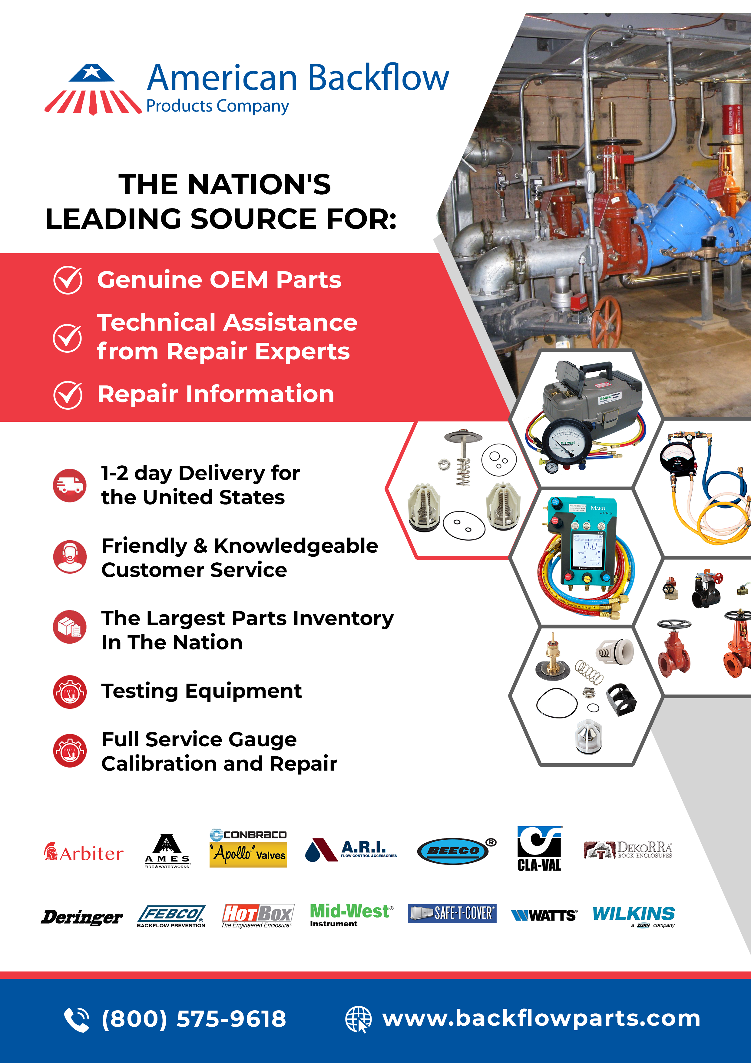 Diseño de Flyer por Hristo Itchov para American Backflow Products Company | Diseño #36847084