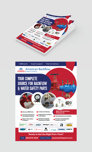 Flyer Design by Benson M. for American Backflow Products Company | Design: #36860537