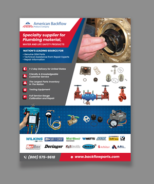 Flyer Design by saurov for American Backflow Products Company | Design: #36830881