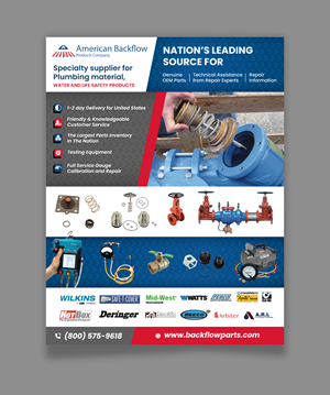 Flyer Design by saurov for American Backflow Products Company | Design: #36831610
