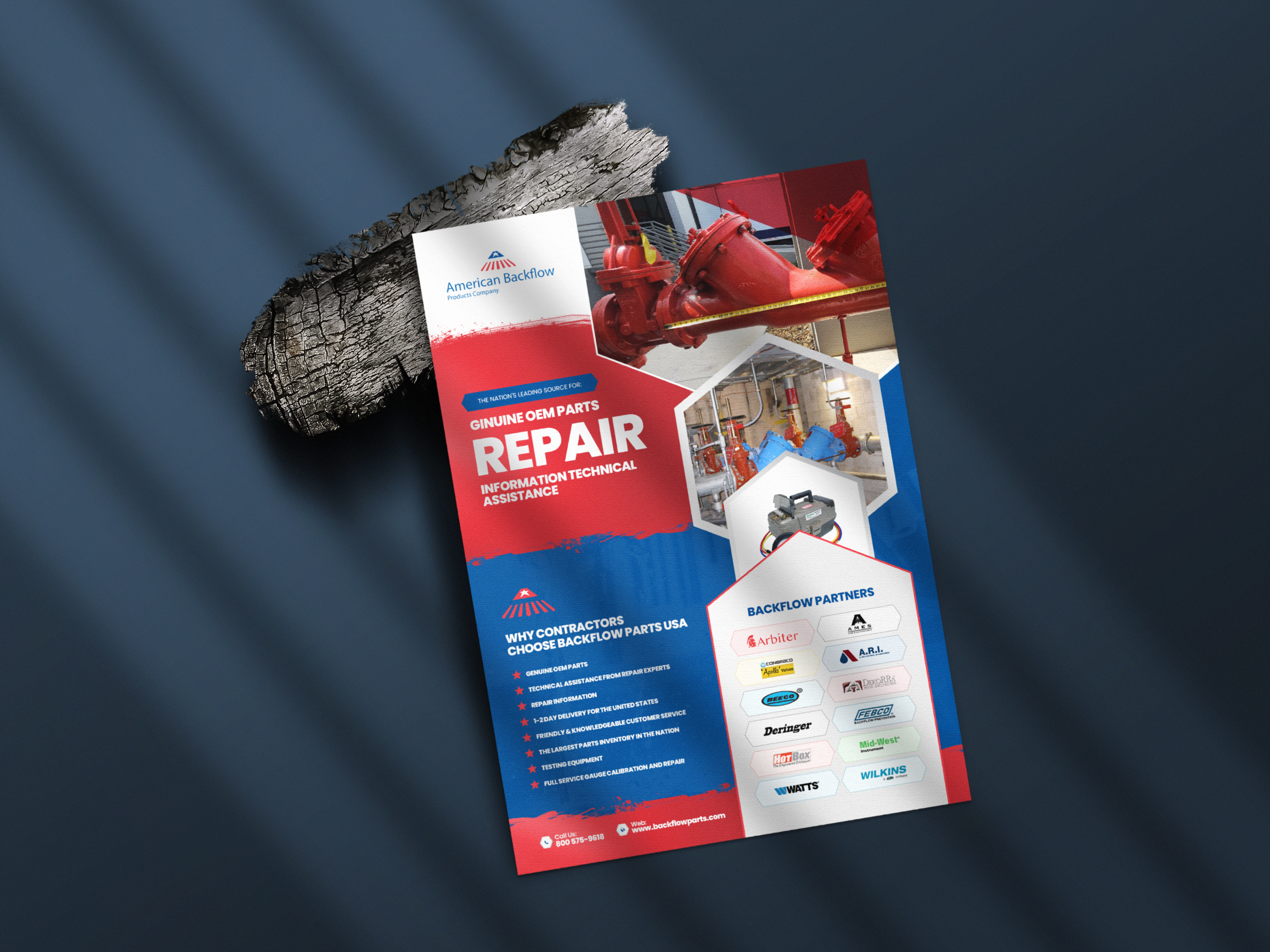 Flyer-Design von NZ Creatives für American Backflow Products Company | Design #36856007