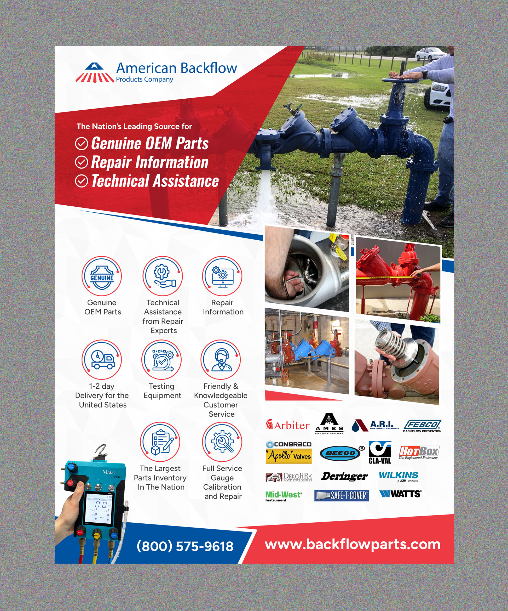 Diseño de Flyer por Stan$oul para American Backflow Products Company | Diseño #36826457