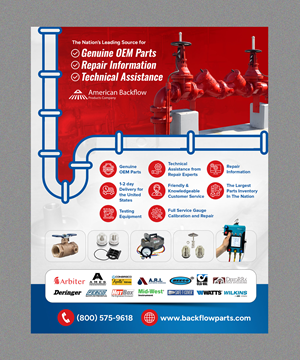 Flyer Design by Stan$oul for American Backflow Products Company | Design: #36829197