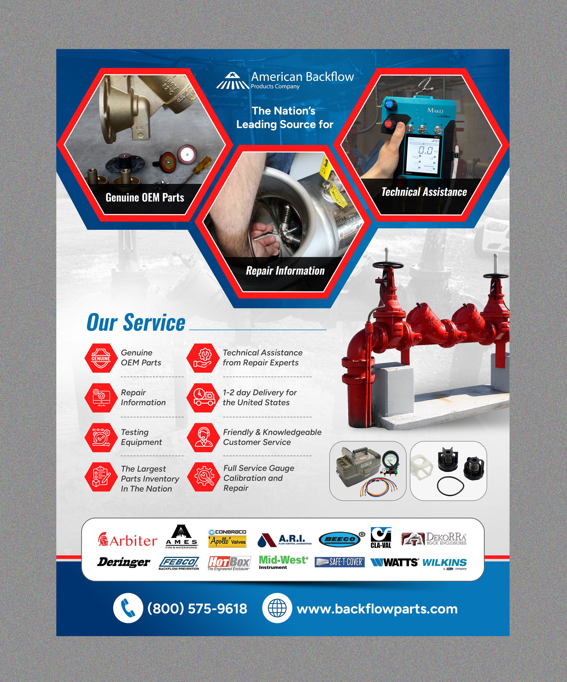 Flyer-Design von Stan$oul für American Backflow Products Company | Design #36829330