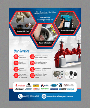 Flyer Design by Stan$oul for American Backflow Products Company | Design: #36829330