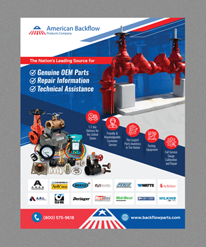 Flyer Design by Stan$oul for American Backflow Products Company | Design: #36943424
