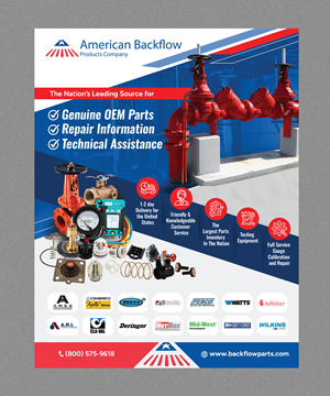 Flyer Design by Stan$oul for American Backflow Products Company | Design: #36948133