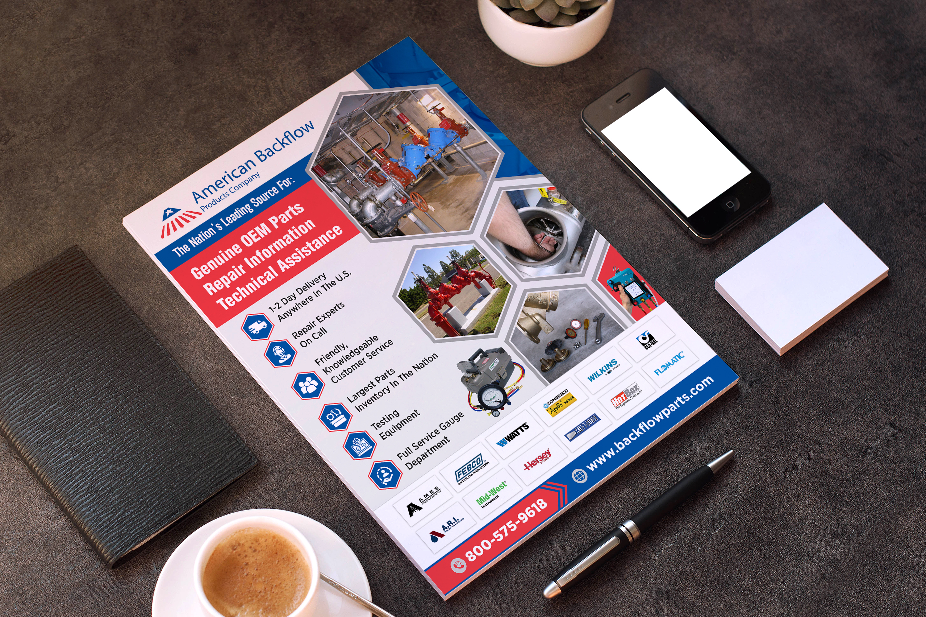 Flyer-Design von GraphicsGuru für American Backflow Products Company | Design #36850624