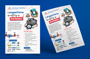 Diseño de Flyer por Graphic Guy para American Backflow Products Company | Diseño #36836439