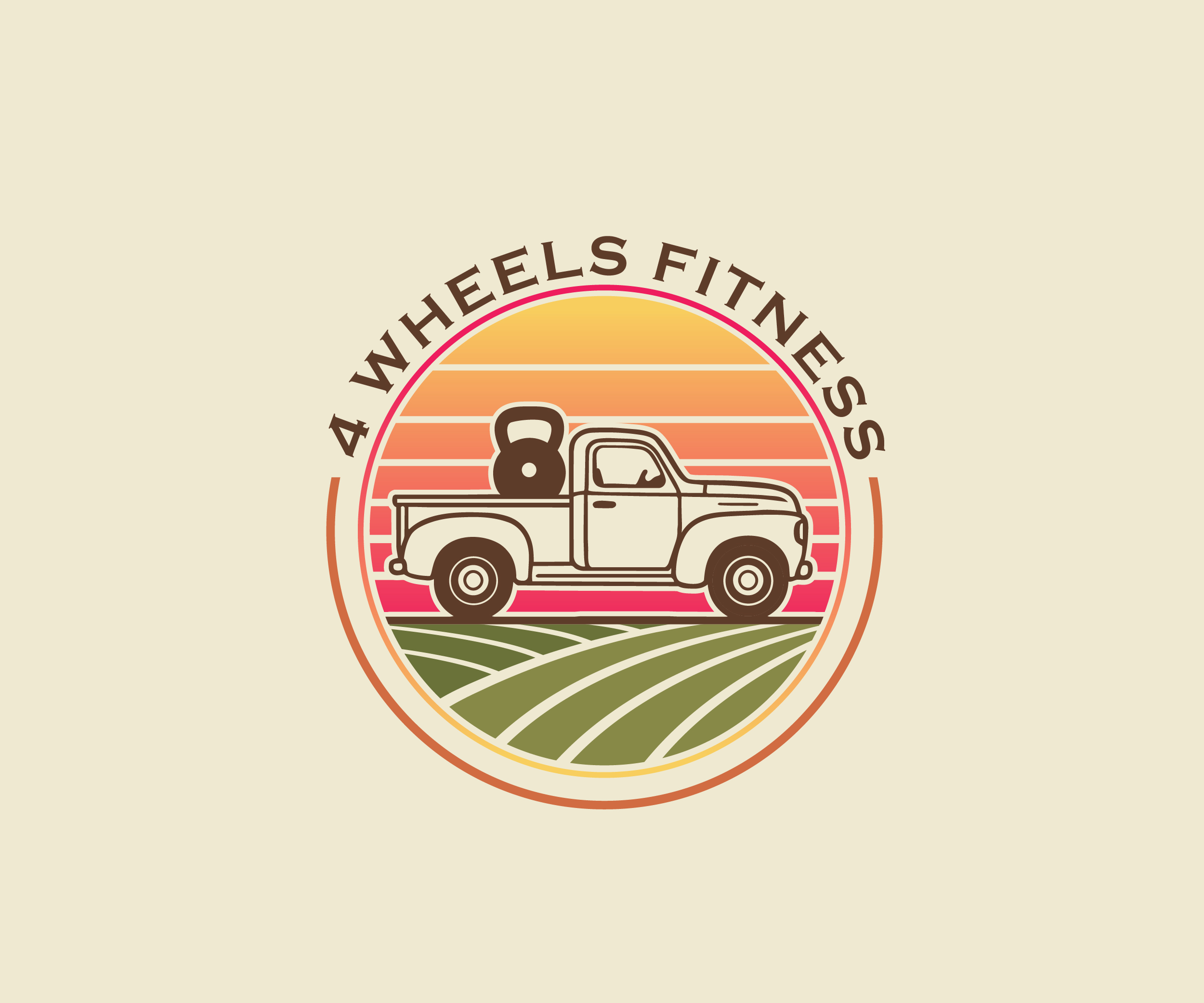 Logo Design by James J. for 4 Wheel Fitness | Design #36832808