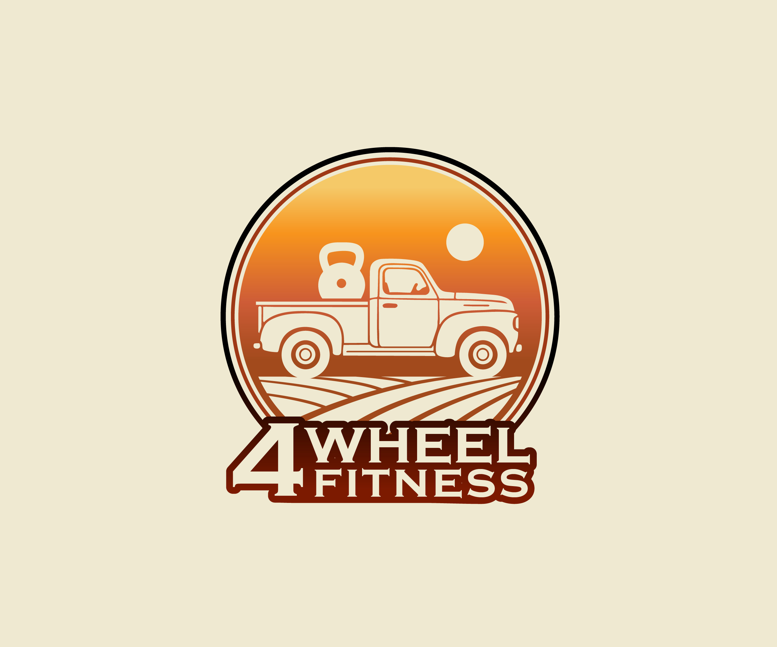 Logo Design by James J. for 4 Wheel Fitness | Design #36834666