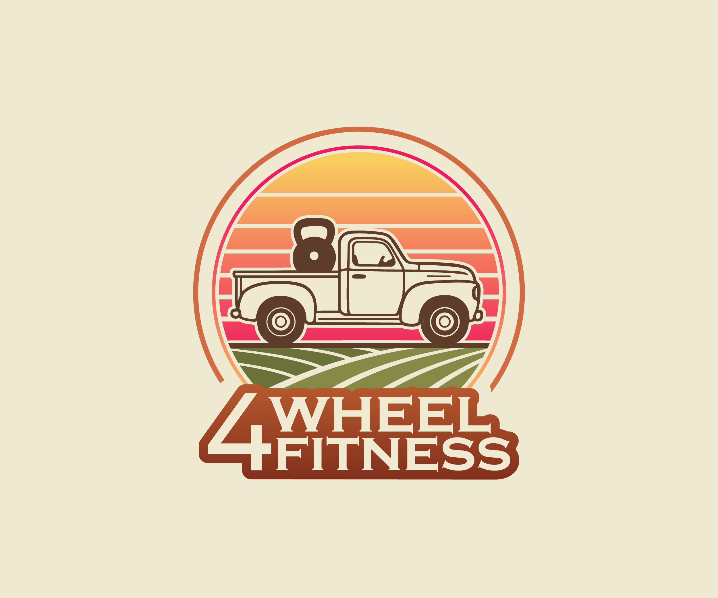 Logo Design by James J. for 4 Wheel Fitness | Design #36844954