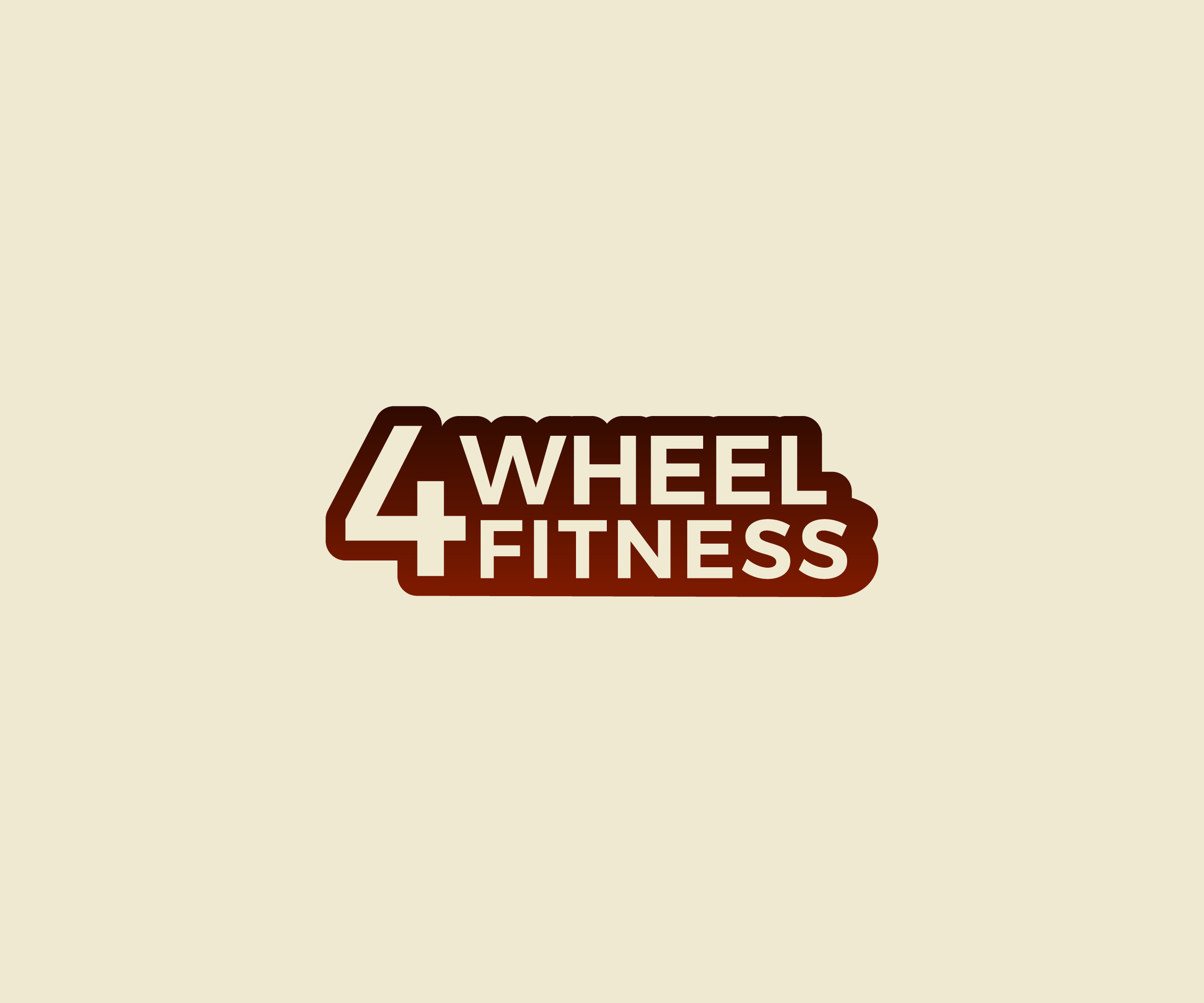 Logo Design by James J. for 4 Wheel Fitness | Design #36858972