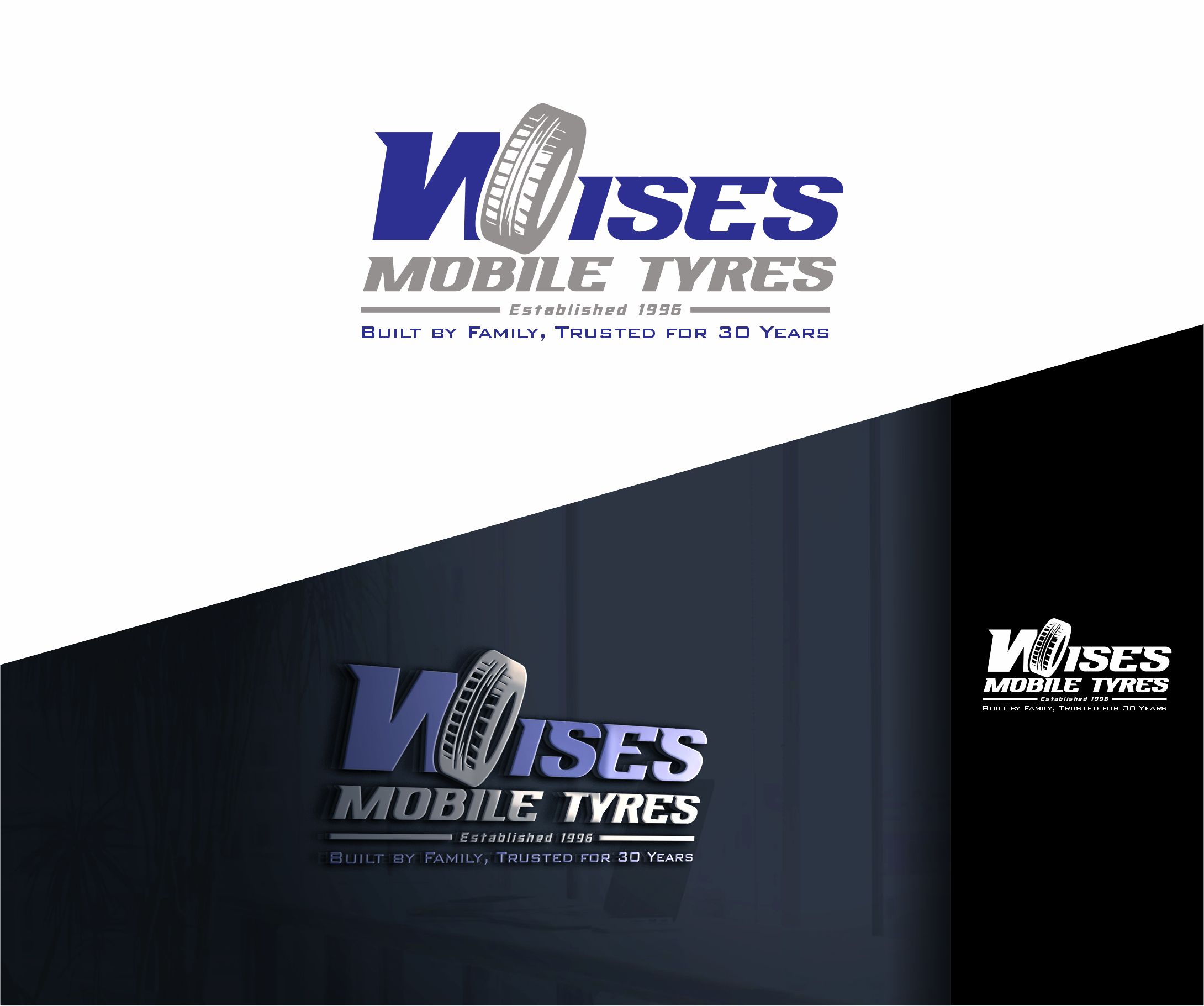 Diseño de Logo por alkaline para Wises Mobile Tyres  | Diseño #36828009