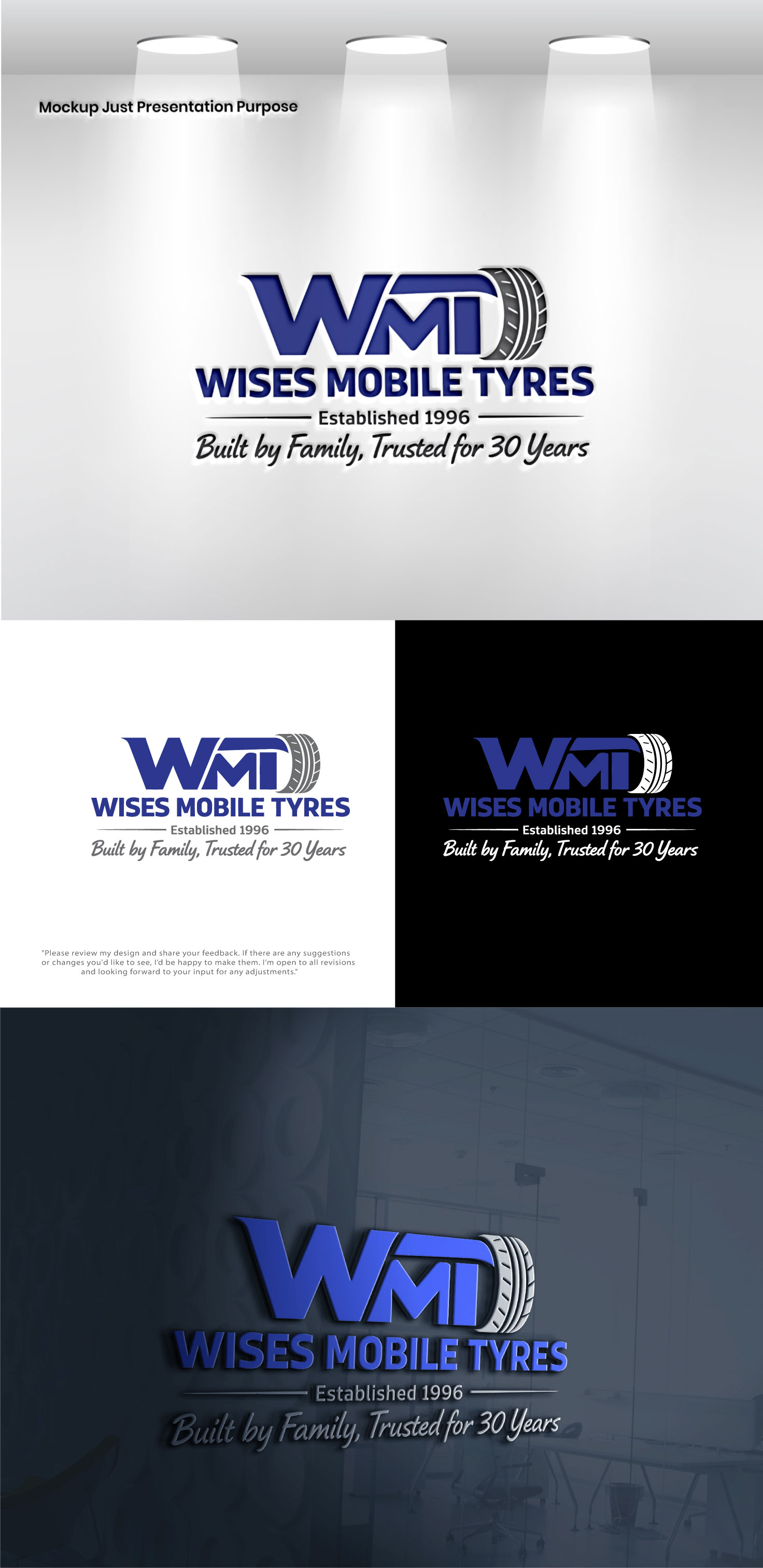 Diseño de Logo por VectorForge para Wises Mobile Tyres  | Diseño #36832381